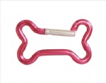 Bone Shape Pink Color Carabiner