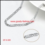 necklace findings stainless steel dollar flat chain