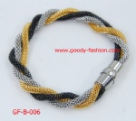 gold round net stainless steel chain for bracelet
