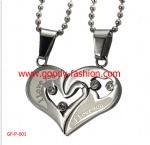 stainless steel pendant for couple