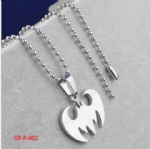 stainless steel bat shape for fashion pendant