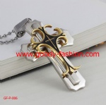 fashion stainless steel cross pendant