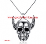 skull shape stainless steel pendant