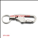 Elegant gift large stainless steel keychain for key holding