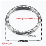 Steel jewelry accesories stainless steel split ring for keychain