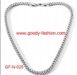 hot selling ploishing stainless steel necklace