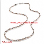 high quality fashion jewelry necklace with rope chain